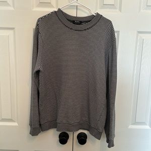 A.P.C. Black and white striped sweater size XL